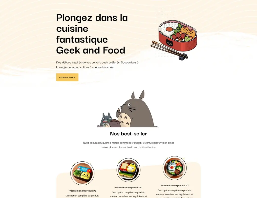 Cuisine geek and food