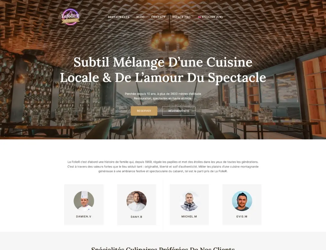 Restaurant de montagne